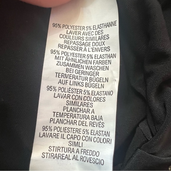 NEW Pretty Little Thing Black long sleeve crop top size 8 - Picture 9 of 9